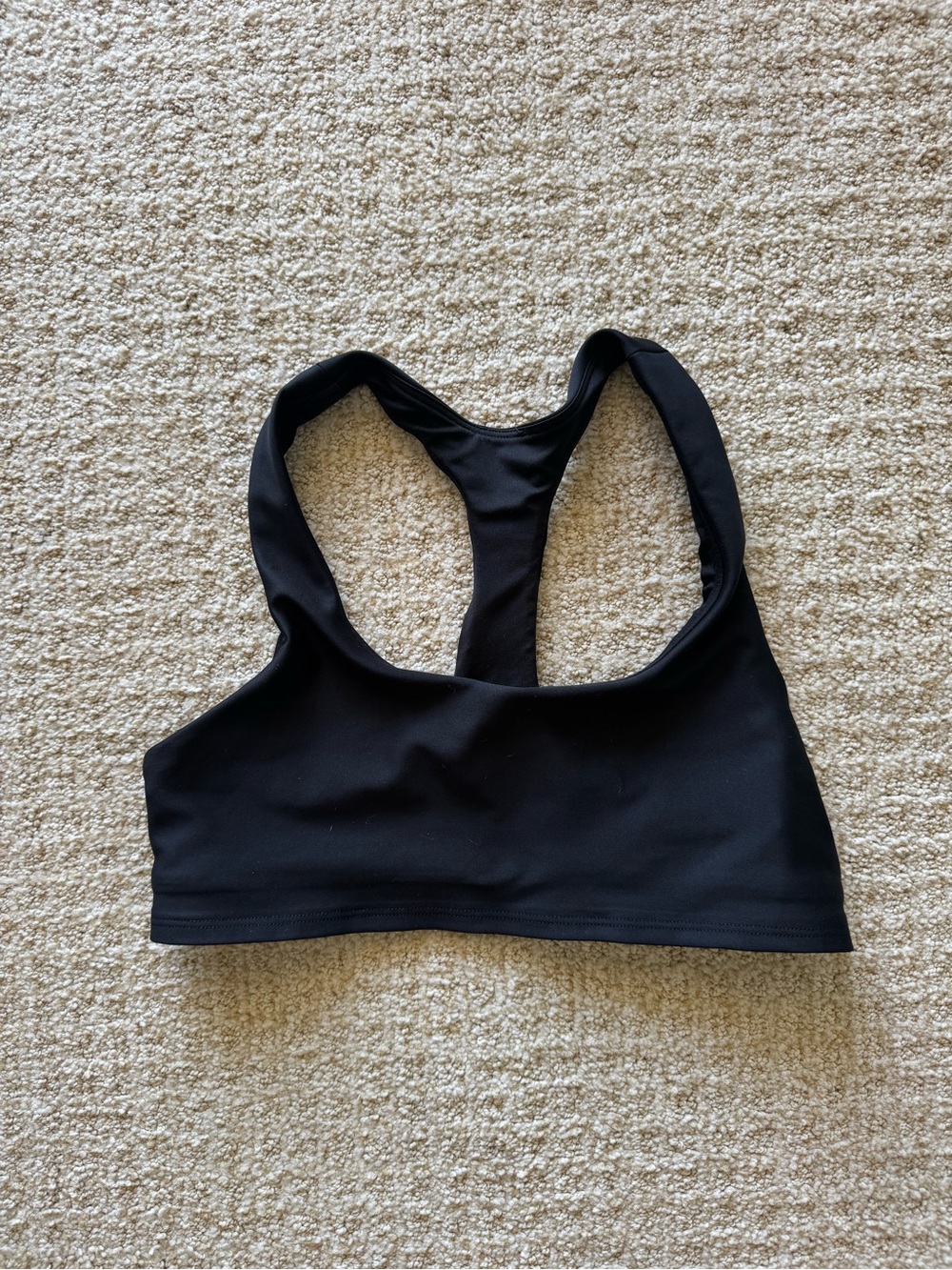 ALO Yoga Black Racerback Sports Bra